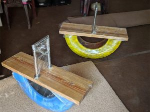 Products made out of recycling : Seesaw
