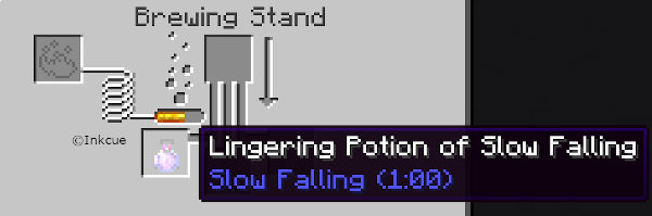 Lingering Potion of Slow Falling Brewed