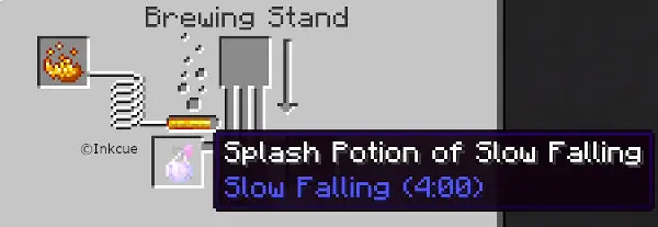 Splash Potion of Slow Falling Brewed