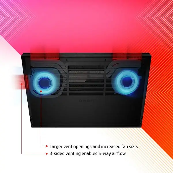 HP Omen 15 Cooling Design