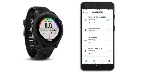 Connect garmin watch to wahoo online kickr