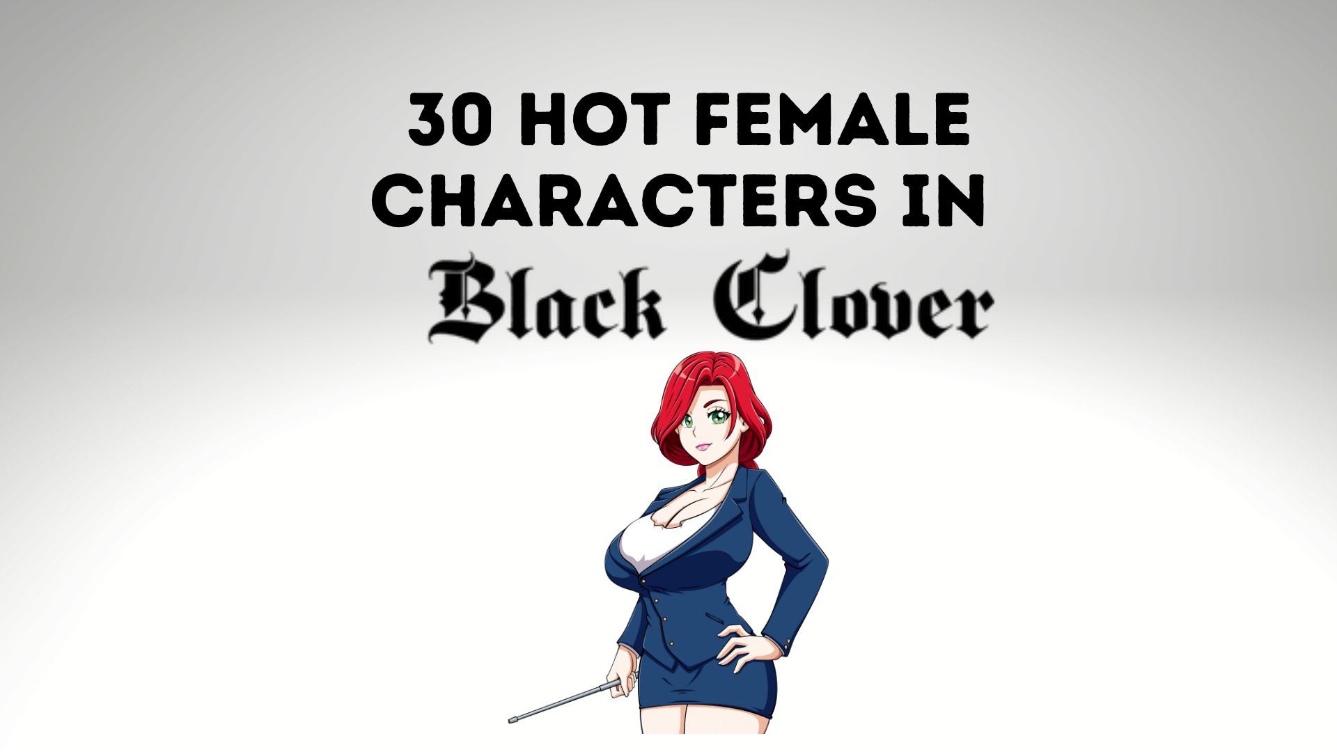 Beautiful Female Characters In Black Clover