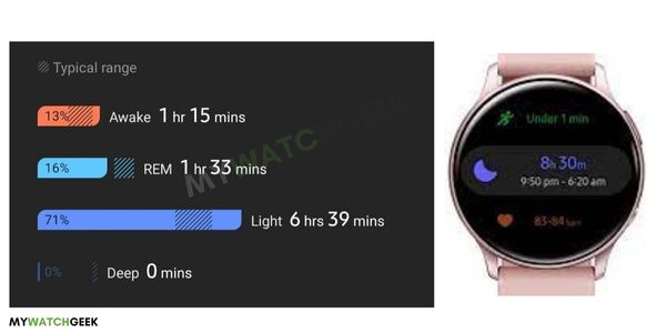 galaxy watch active 2 sleep tracking not working